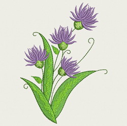 Thistle machine embroidery designs