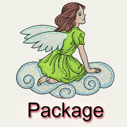 Angel Girls machine embroidery designs