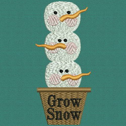 Country Snowman 03 machine embroidery designs