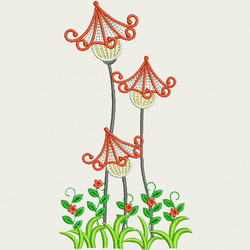 Fancy Street Lamp 04 machine embroidery designs