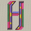 Colorful Alphabet-H