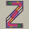 Colorful Alphabet-Z