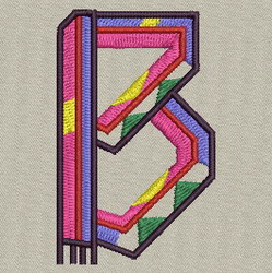 Colorful Alphabet-B