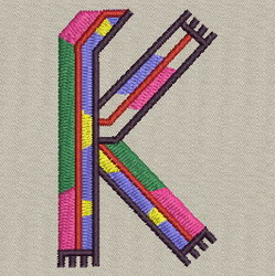 Colorful Alphabet-K