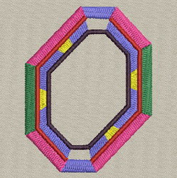 Colorful Alphabet-O machine embroidery designs