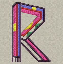 Colorful Alphabet-R