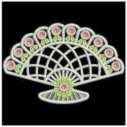 FSL Rose Fans 10 machine embroidery designs