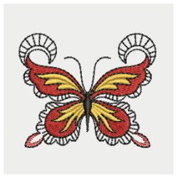 Artistic Butterflies 06 machine embroidery designs