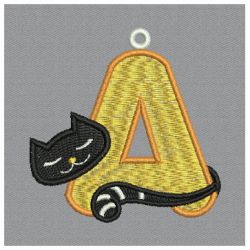 FSL Cat Alphabet 01 machine embroidery designs