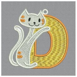 FSL Cat Alphabet 04 machine embroidery designs