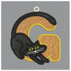 FSL Cat Alphabet 07 machine embroidery designs