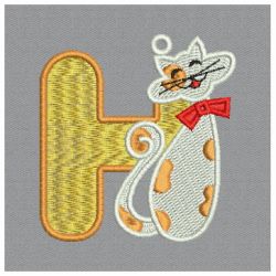 FSL Cat Alphabet 08 machine embroidery designs