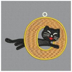 FSL Cat Alphabet 15 machine embroidery designs