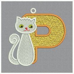 FSL Cat Alphabet 16 machine embroidery designs