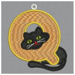 FSL Cat Alphabet 17 machine embroidery designs