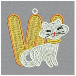 FSL Cat Alphabet 23 machine embroidery designs