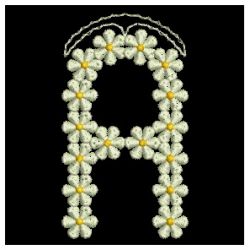 FSL Floral Letters 01 machine embroidery designs