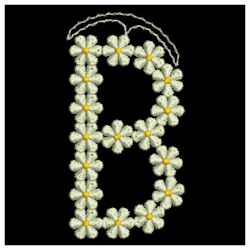 FSL Floral Letters 02 machine embroidery designs