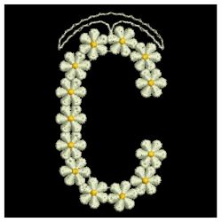 FSL Floral Letters 03 machine embroidery designs