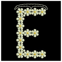 FSL Floral Letters 05 machine embroidery designs