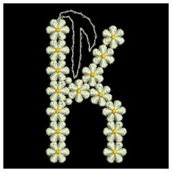 FSL Floral Letters 11 machine embroidery designs