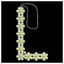 FSL Floral Letters 12 machine embroidery designs