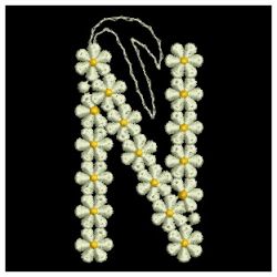 FSL Floral Letters 14 machine embroidery designs