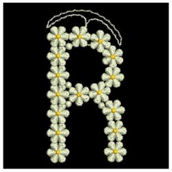 FSL Floral Letters 18 machine embroidery designs