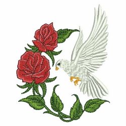 Love Doves 3 05 machine embroidery designs