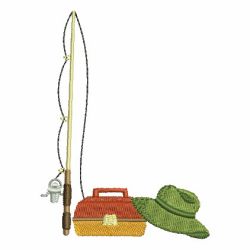 Fishing machine embroidery designs