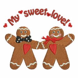 Happy Gingerbread 02 machine embroidery designs