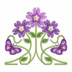 Art Nouveau Flowers 04