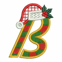 Christmas Holly Alphabet 02 machine embroidery designs