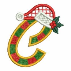 Christmas Holly Alphabet 03 machine embroidery designs