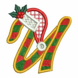 Christmas Holly Alphabet 21 machine embroidery designs