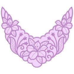 Organza Necklines 10 machine embroidery designs