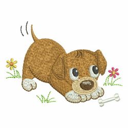 Cute Puppy 3 01 machine embroidery designs