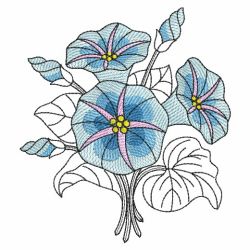 Sketched Flower Bouquets 08(Md) machine embroidery designs