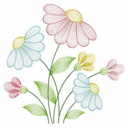 Rippled Floral Delight 02(Sm) machine embroidery designs