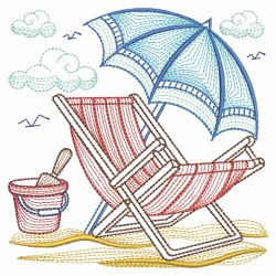 Beach Time 3 03(Lg) machine embroidery designs