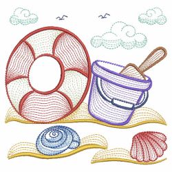 Beach Time 3 09(Lg) machine embroidery designs