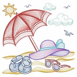 Beach Time 3 10(Lg) machine embroidery designs