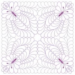 Trapunto Butterfly Quilt Block 03(Md)