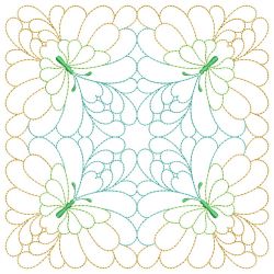 Trapunto Butterfly Quilt Block 05(Md) machine embroidery designs