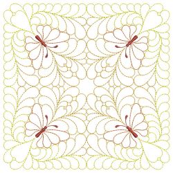 Trapunto Butterfly Quilt Block 07(Lg) machine embroidery designs