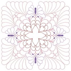 Trapunto Butterfly Quilt Block 12(Lg)