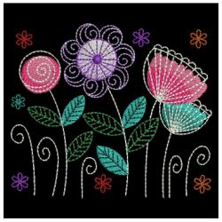 Fantasy Flowers 01 machine embroidery designs