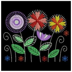 Fantasy Flowers 09 machine embroidery designs