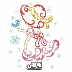 Christmas Sunbonnet Sue Flourish 06(Lg)