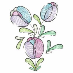 Doodle Flowers 4 01(Sm) machine embroidery designs